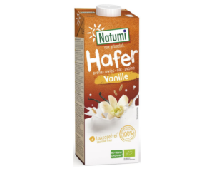 Vanilla flavoured organic oat drink Natumi, 1 L