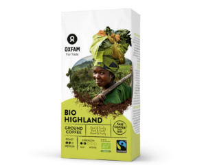 Ground highland organic coffee Oxfam, 250 g