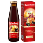 Organic fruit and herb drink with vitamins C, B1, B2, B6, B12 and iron Rabenhorst, 450 ml
