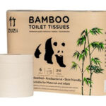 Бамбуковая туалетная бумага, 3-слойная, 6 рулонов