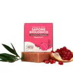Officina dei Saponi Organic Soap with Rhubarb and Pomegranate, 100 g