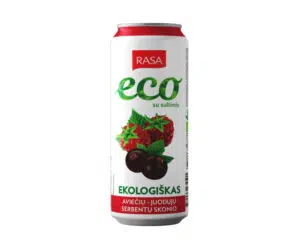Mahe vaarika-mustsõstramaitseline gaseeritud karastusjook mahlaga Rasa Eco, 500 ml