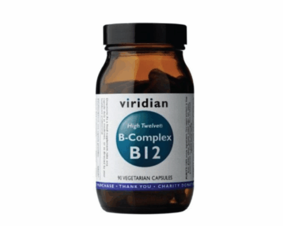 Toidulisand vitamiin B12 High Twelve B-Complex B12, 90 kapslit - Image 1