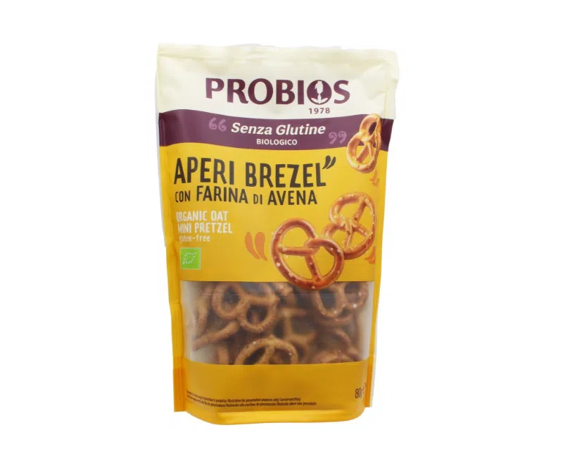 Soolatud mahe kaerakringlid pretzels Probios Soolatud mahe kaerakringlid pretzels Probios, 80 g - Image 1