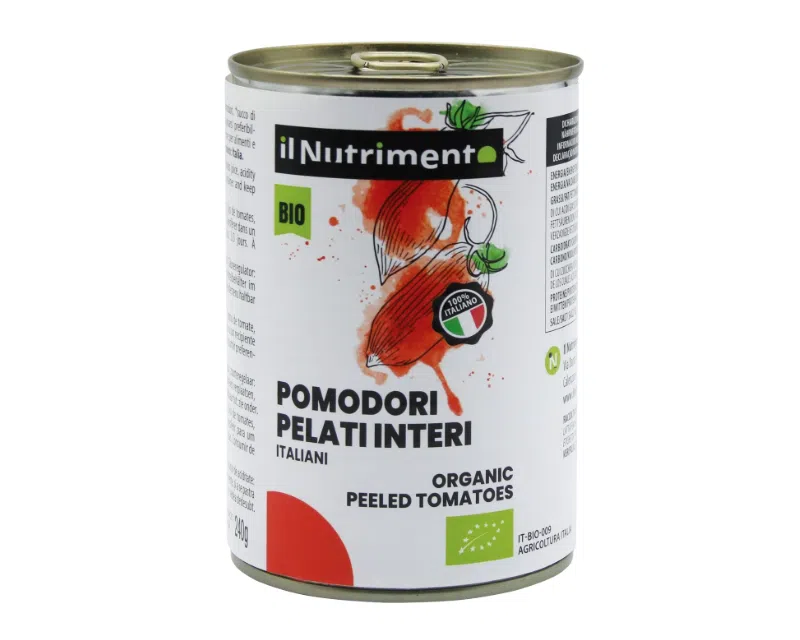 Konserveeritud_kooritud_mahe_tomatid_Il_Nutrimento_400g Konserveeritud kooritud mahe tomatid Il Nutrimento, 400 g - Image 1