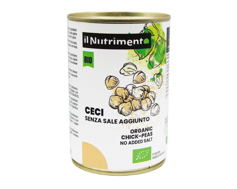 Konserveeritud_soolavabad_mahe_kikerherned_Il_Nutrimento_400g Konserveeritud soolavabad mahe kikerherned Il Nutrimento, 400 g - Image 1