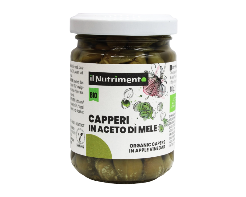 organicheskie-kapersy-v-yablochnom-uksuse-140g Органические каперсы в яблочном уксусе 140 г — изображение 1