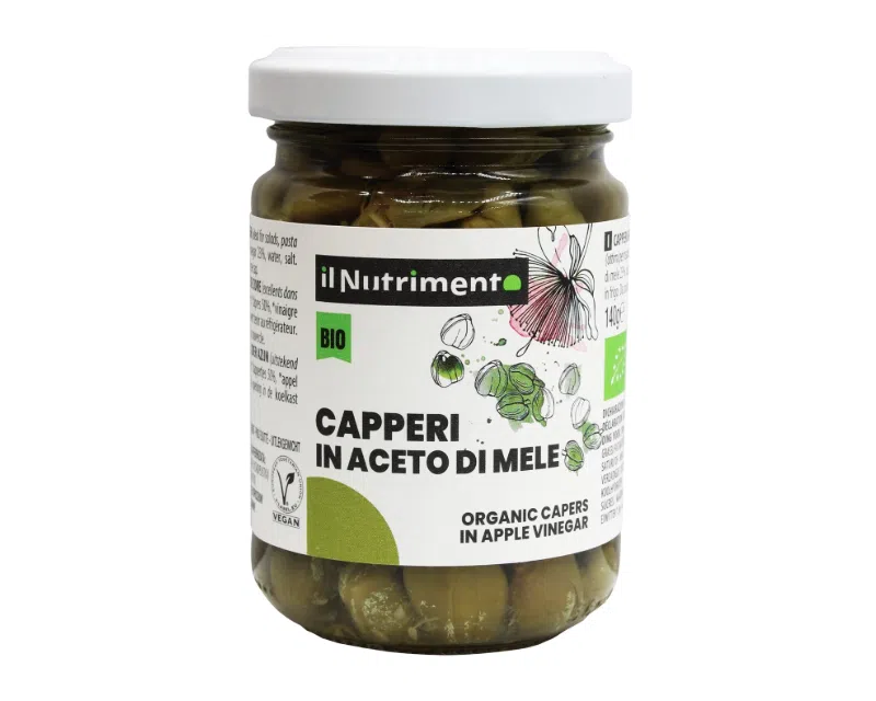 Mahe_kapparid_ounasiidri_aadikas_Il_Nutrimento_140g Mahe kapparid õunasiidri äädikas Il Nutrimento, 140 g - Image 1