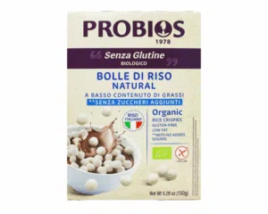 Gluteenivabad mahe riisikrõpsud Probios, 150 g