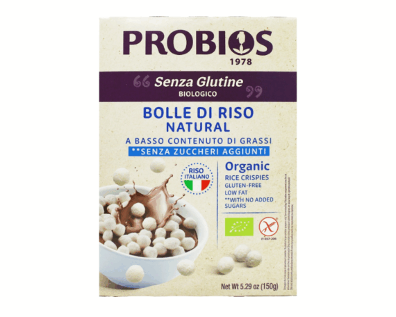 Gluteenivabad mahe riisikrõpsud Probios, 150 g - Image 1