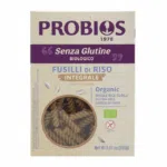 Gluten-free wholemeal organic rice pasta fusilli Probios, 250 g
