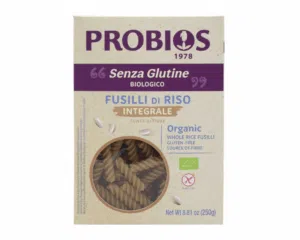 Gluteenivabad täistera mahe riisi makaronid fusilli Probios, 250 g