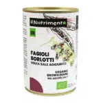 Preserved salt-free Borlotti organic beans Il Nutrimento, 400 g