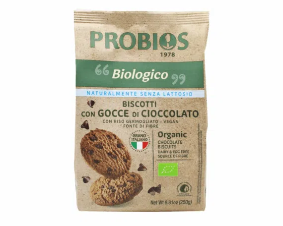 Vegan mahe šokolaadiküpsised Probios, 250 g - Image 1
