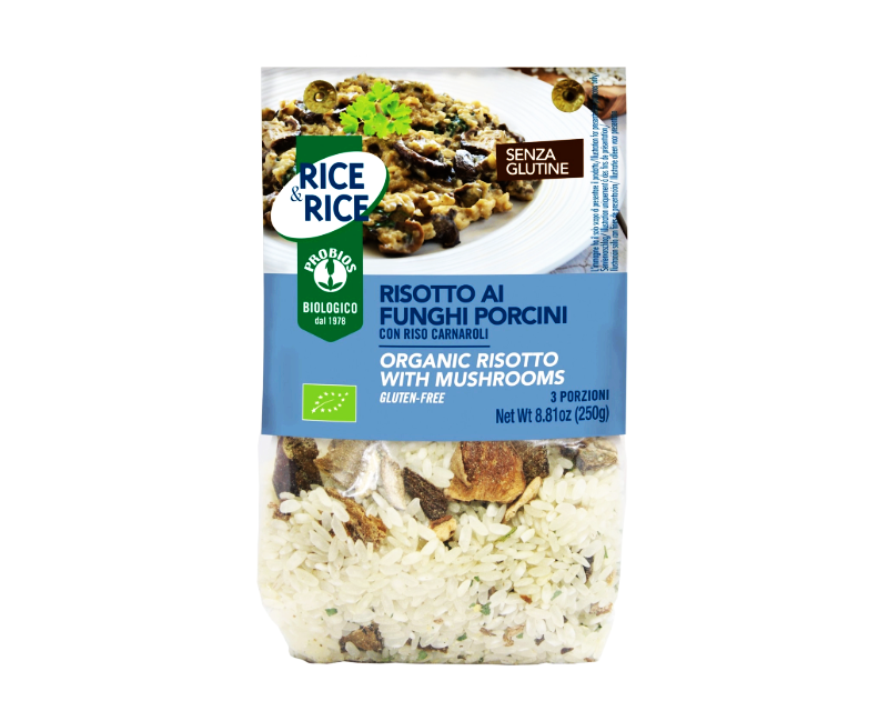 Mahe_risotto_seentega_Probios_250g Органическое ризотто с грибами, 250 г., Probios — изображение 1