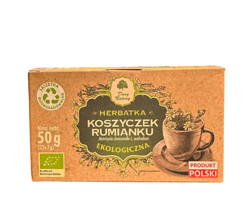 Mahe_kummelitee_50g_25x2g Органический ромашковый чай, 50 г (25x2г) — изображение 1